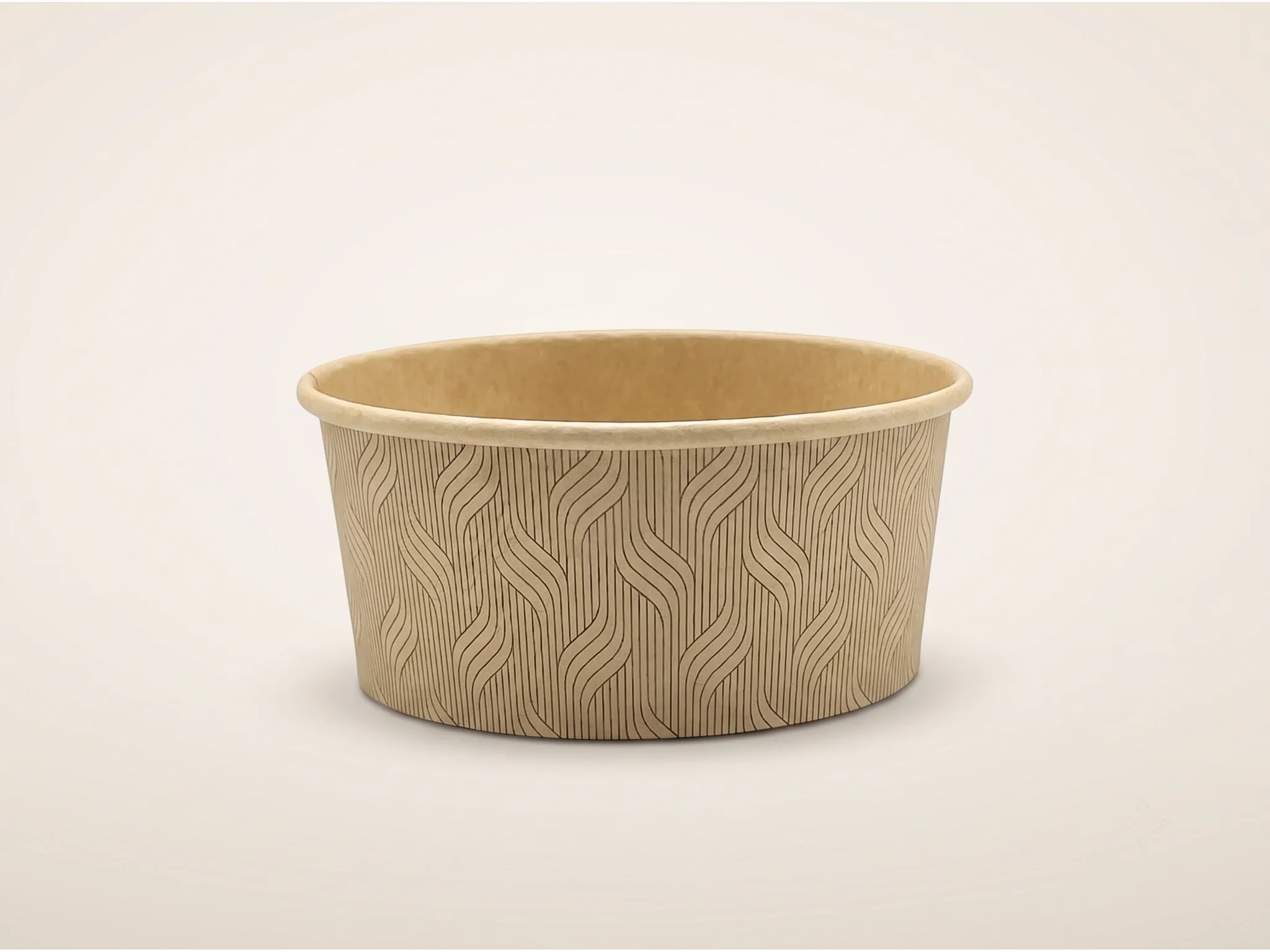 Paper salad bowl 350 ml COD 9851