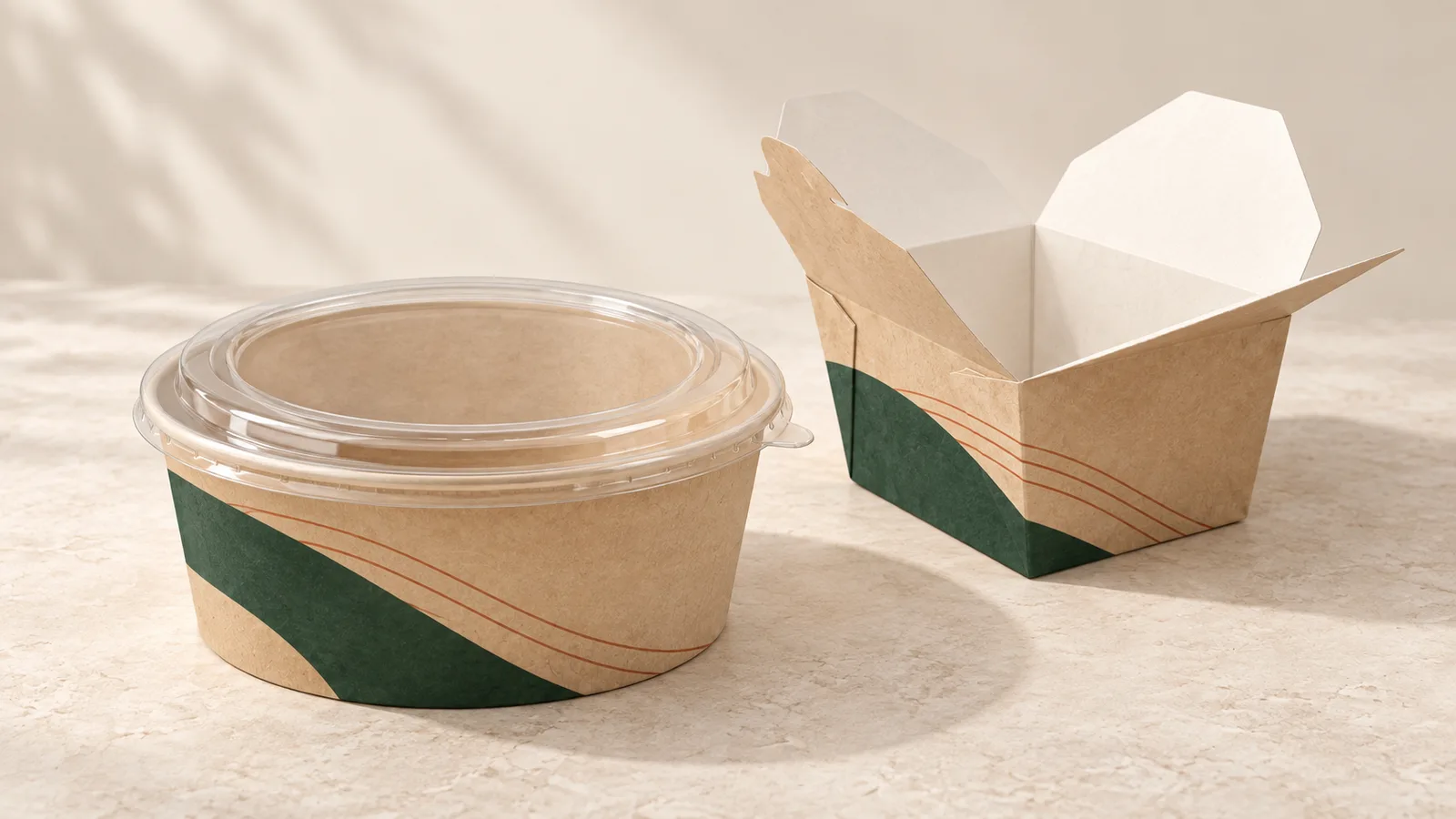 Abgestimmte Boxen und Bowls für ein einheitliches Take-away-Packaging