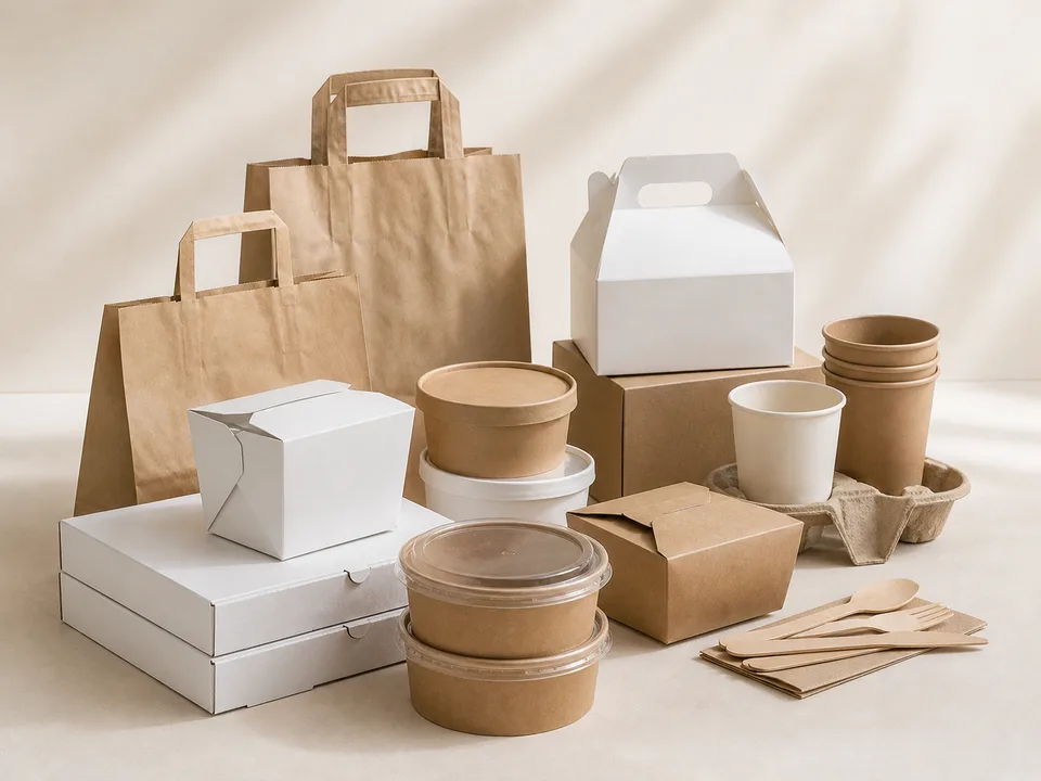 面向餐饮、外卖和供应场景的食品包装产品组合