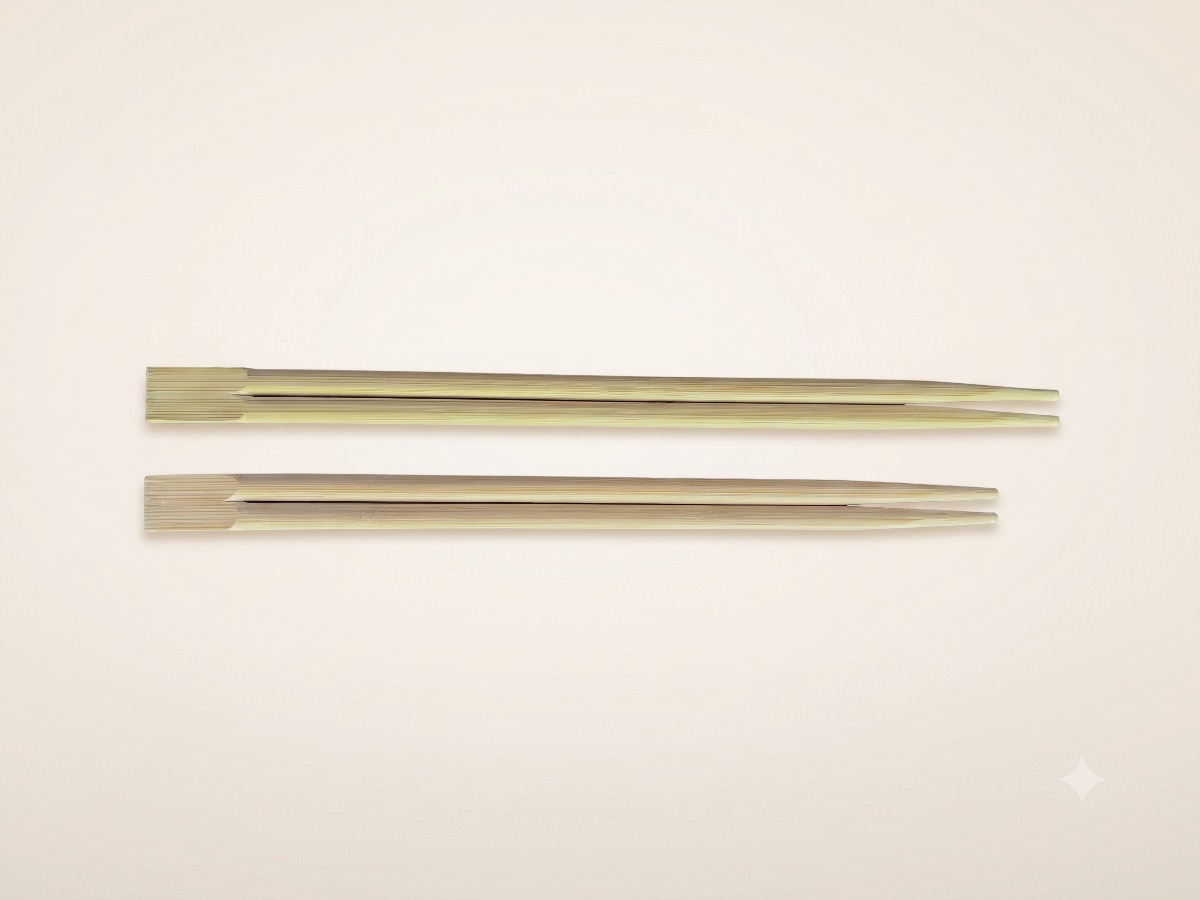 Paper-wrapped bamboo chopsticks 23 cm COD 6751