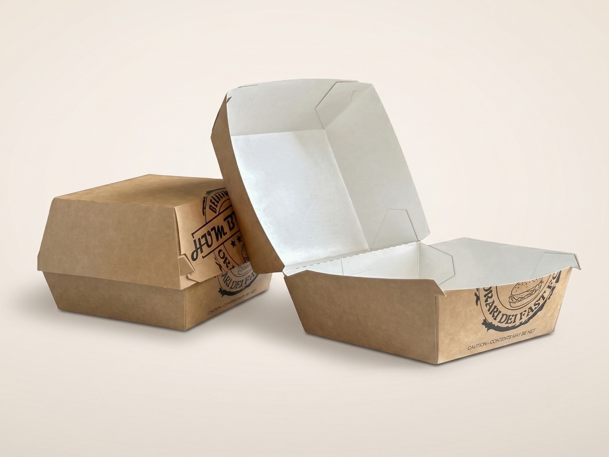 Kraft burger box small COD 8151