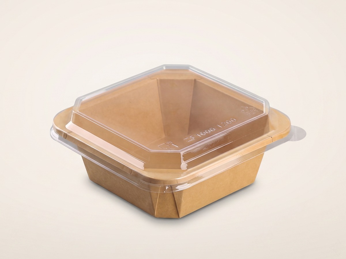 Octagonal window food box 1200 ml COD 6850