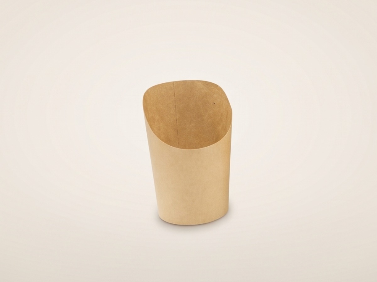 Kraft paper snack cup 90 ml COD 8649
